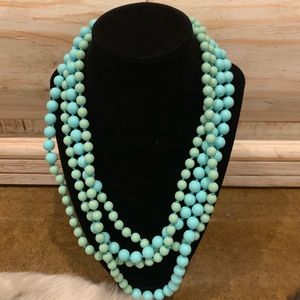 One strand Turquoise Bead Necklace